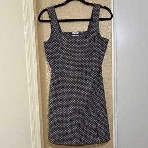 Urban Outfitters Gray Geometric Mini Dress